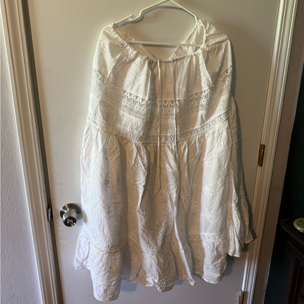 White Bohemian Skirt